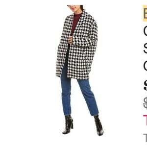 Blank NYC Your Own Beat Wool-Blend Coat Size: S